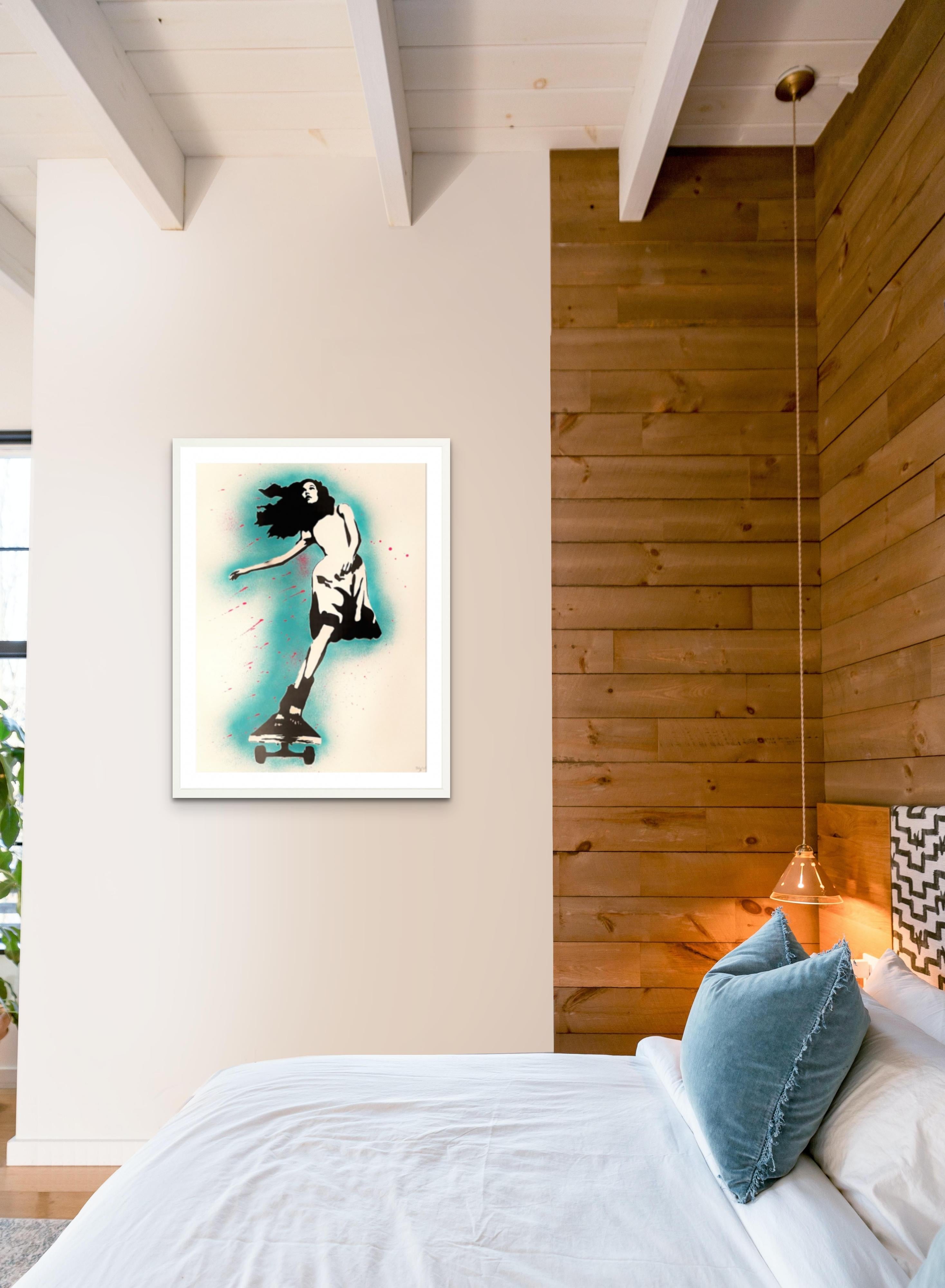 Daydream Flip Hand Finished Screenprint (Street Art), 2021 For Sale 2