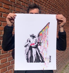 Spray for Love by PONK (Street Art), 2021