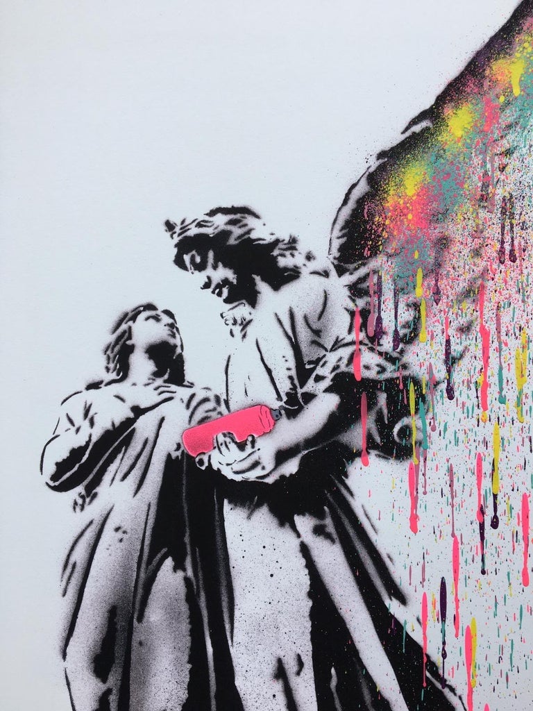 Spray for Love by PONK (Street Art), 2021 For Sale 1