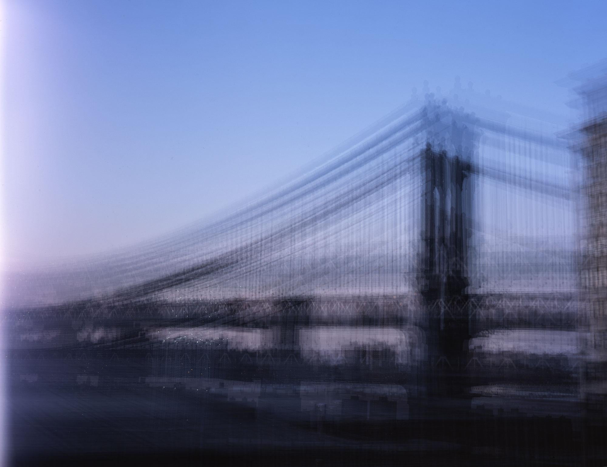 Poby Abstract Photograph - Manhattan Bridge, New York