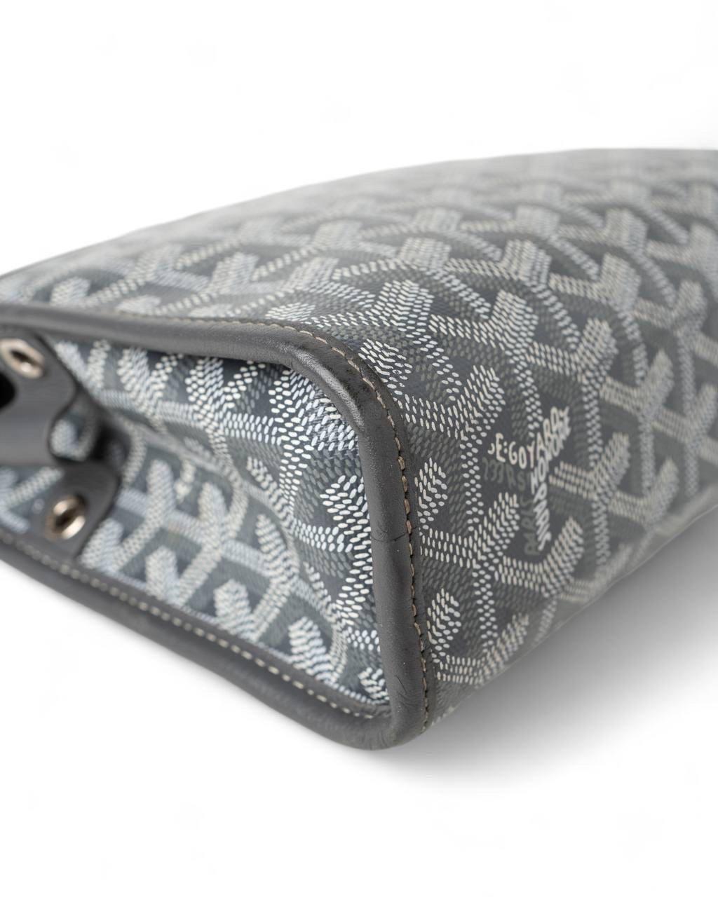 Pochette A Mano Goyard Jouvence MM Toilette Grigia 5