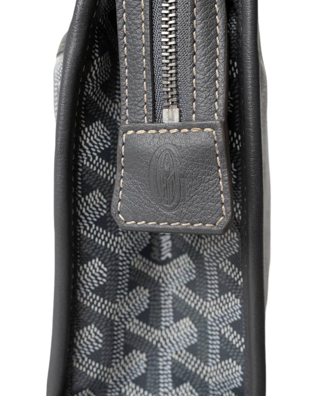 Pochette A Mano Goyard Jouvence MM Toilette Grigia 6