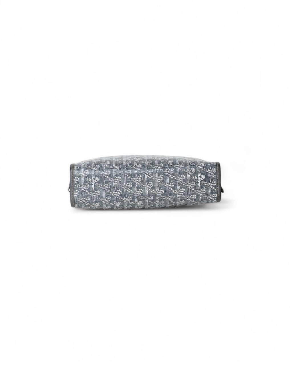 Pochette A Mano Goyard Jouvence MM Toilette Grigia 2