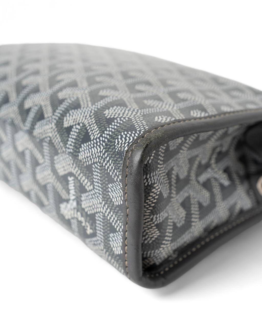 Pochette A Mano Goyard Jouvence MM Toilette Grigia 3