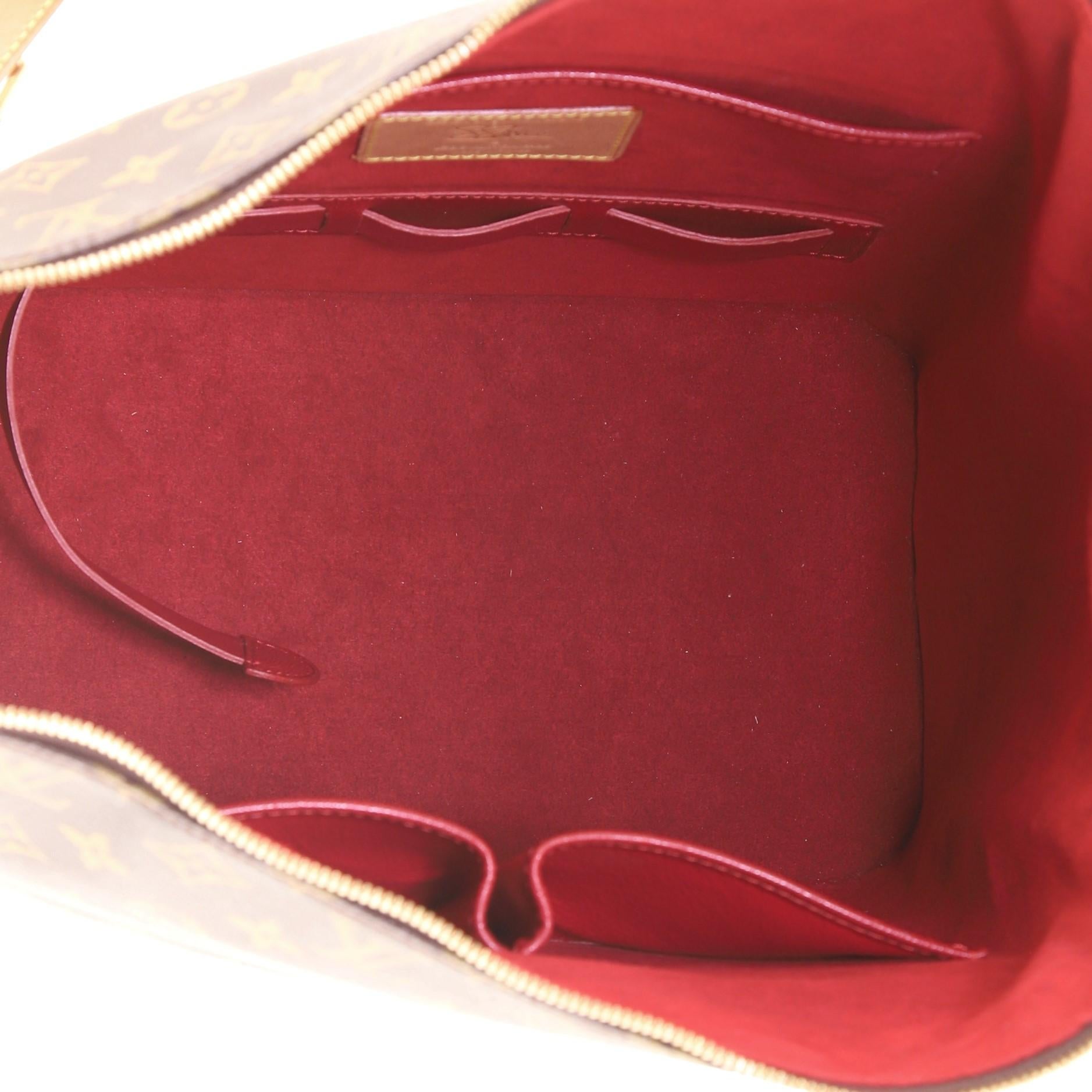 Pochette Sharon Stone Amfar Drei-Tasche mit Monogramm aus Segeltuch 1