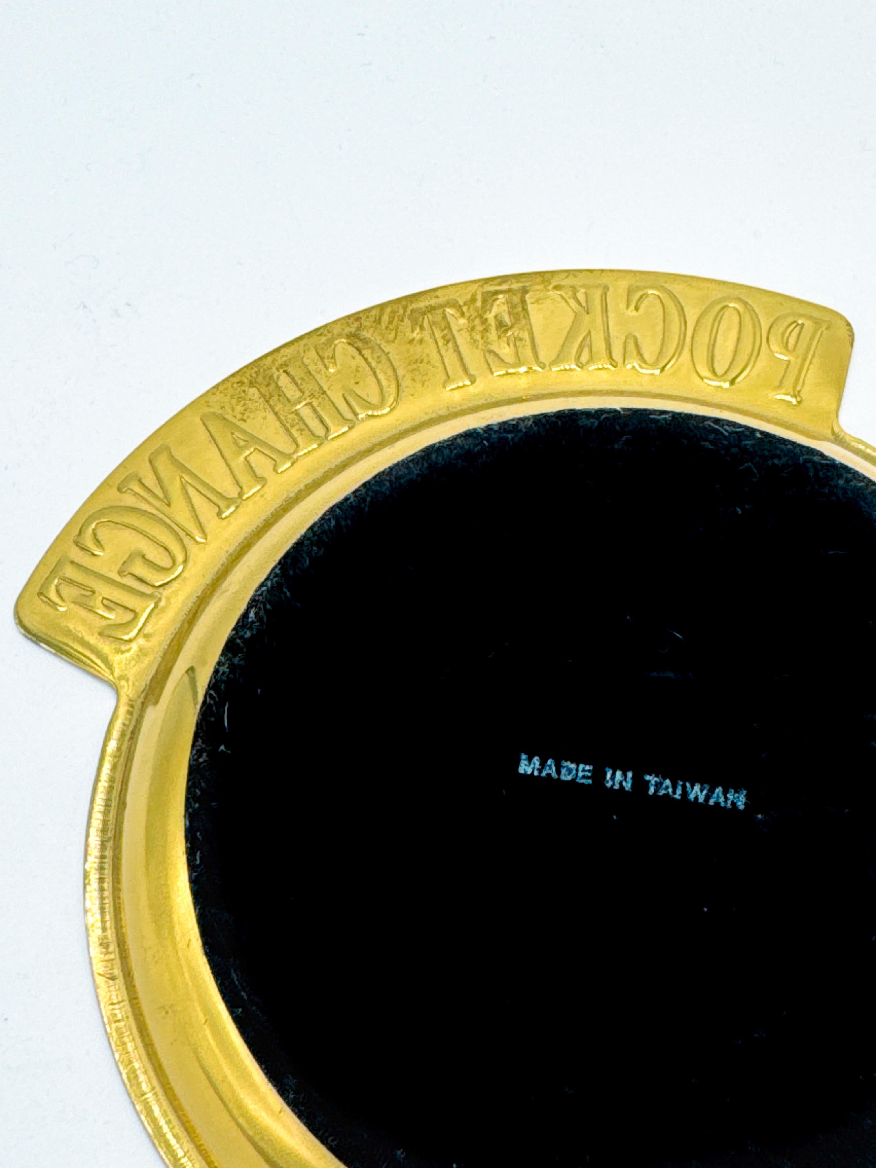 Pocket Change Plato de latón Catchall Vide Poche siglo XX en venta