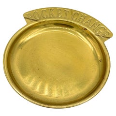 Pocket Change Plato de latón Catchall Vide Poche