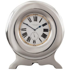 Pocket Clock in Sterling Silver Stand, 1904