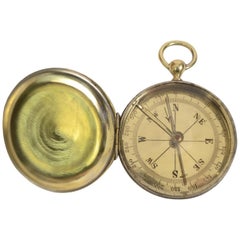 Antique Pocket Compass English, Manufacture 1920s