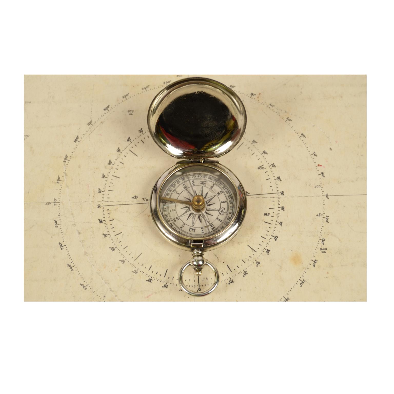 vintage pocket compass
