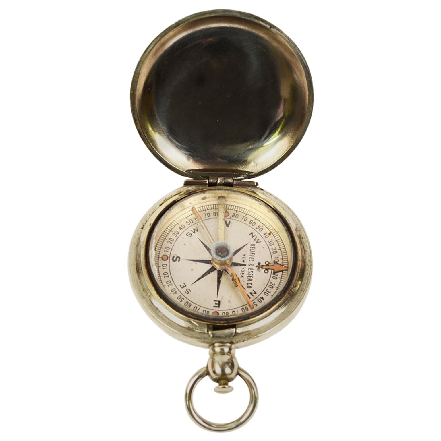 Pocket Compass for a US Army Officers Signed Keuffel & Esser Co NY WWI