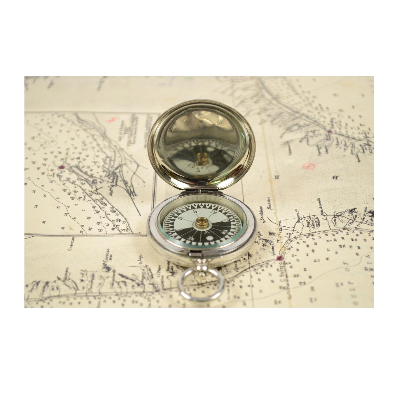Pocket Compass for the RAF Officers 1916 In Good Condition In Milan, IT