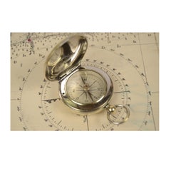 Pocket Compass Made in France in the 1920s