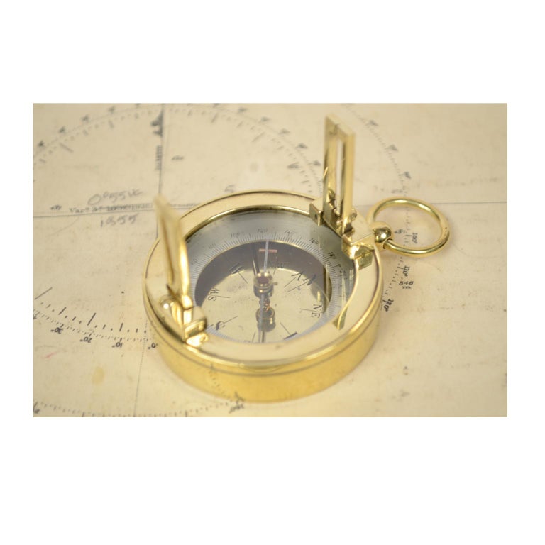 Pocket Compass of the Late 19th Century For Sale at 1stdibs