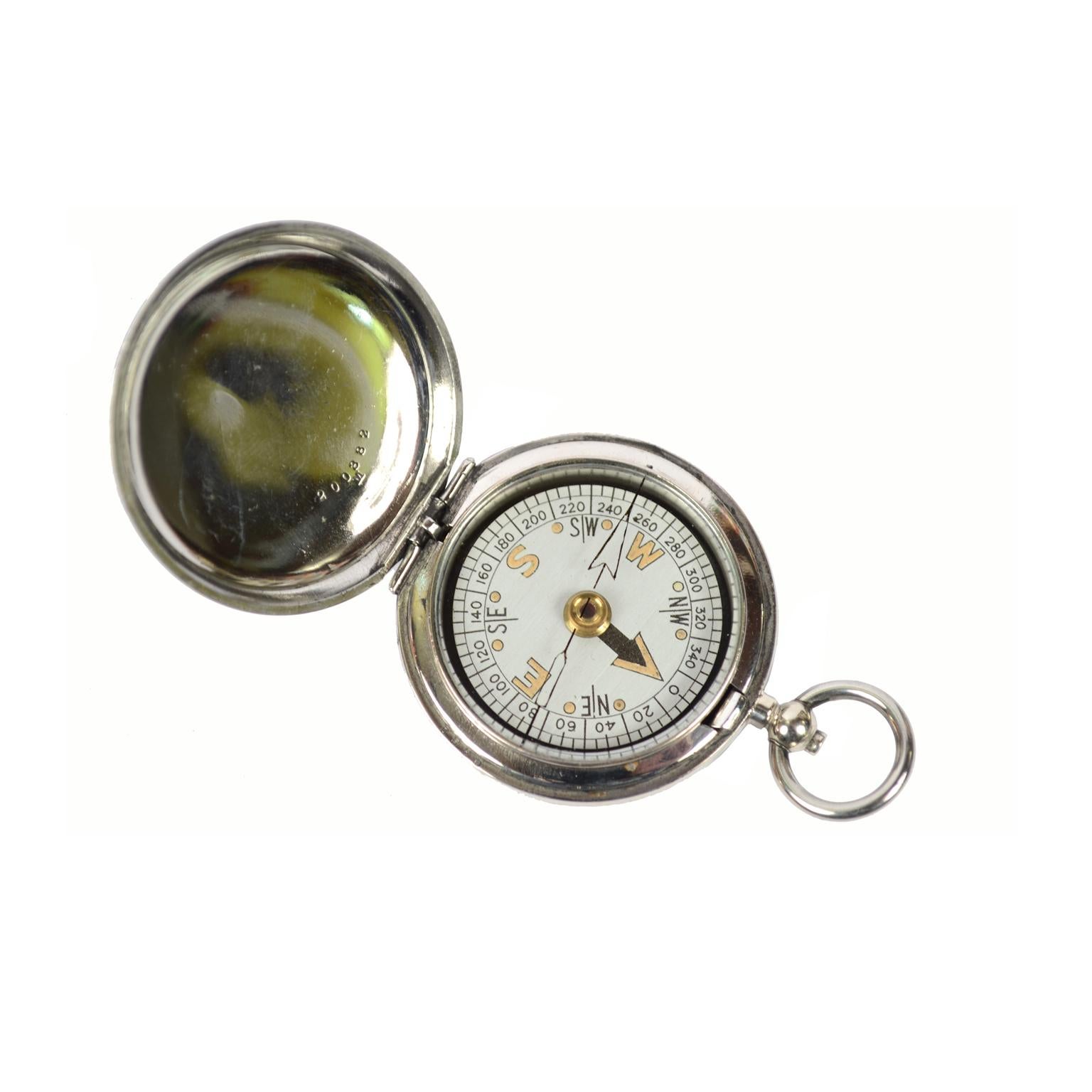 Pocket Compass Used by RAF Officers, 1926 In Good Condition In Milan, IT