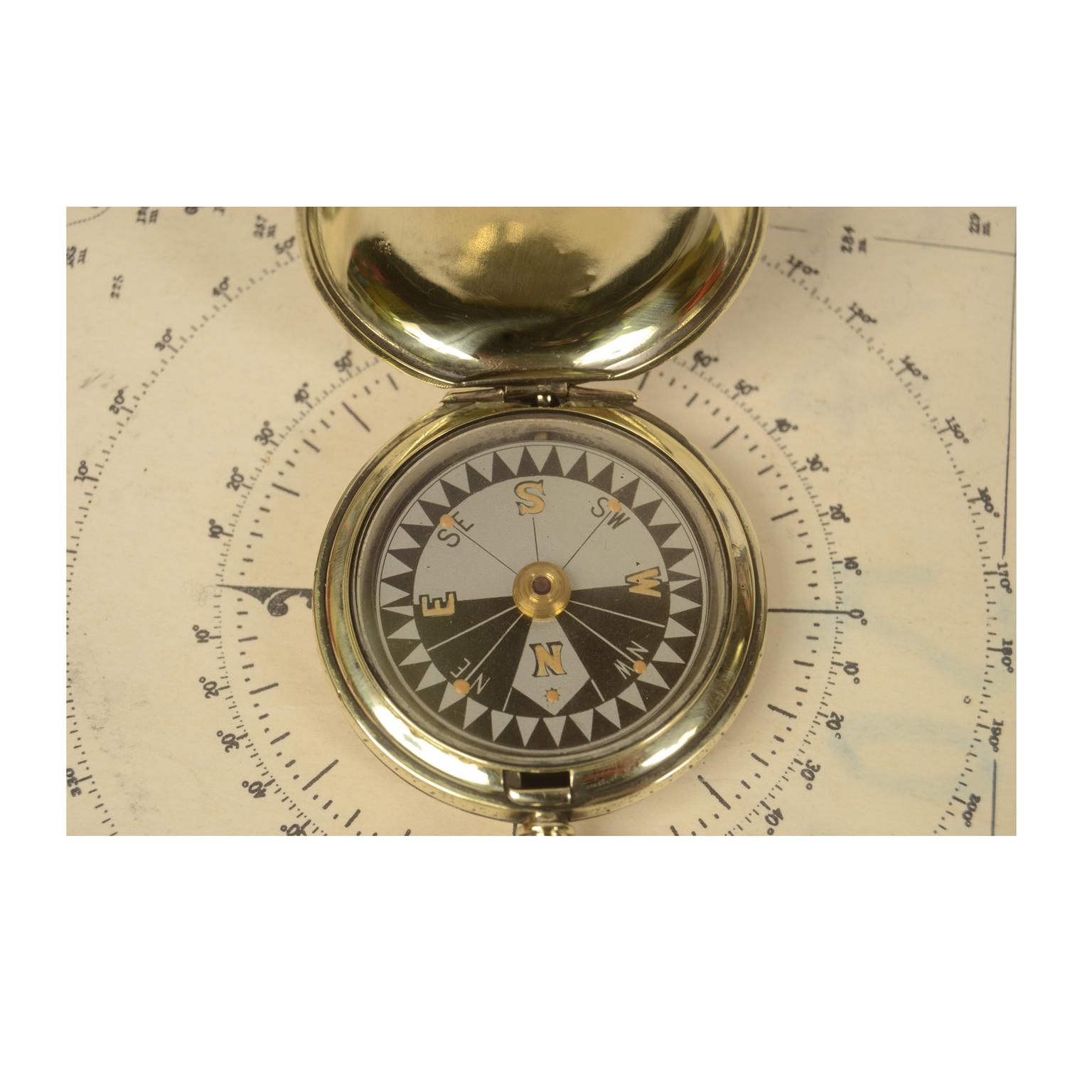 British Pocket Compass Used by RAF Officers in the WWI