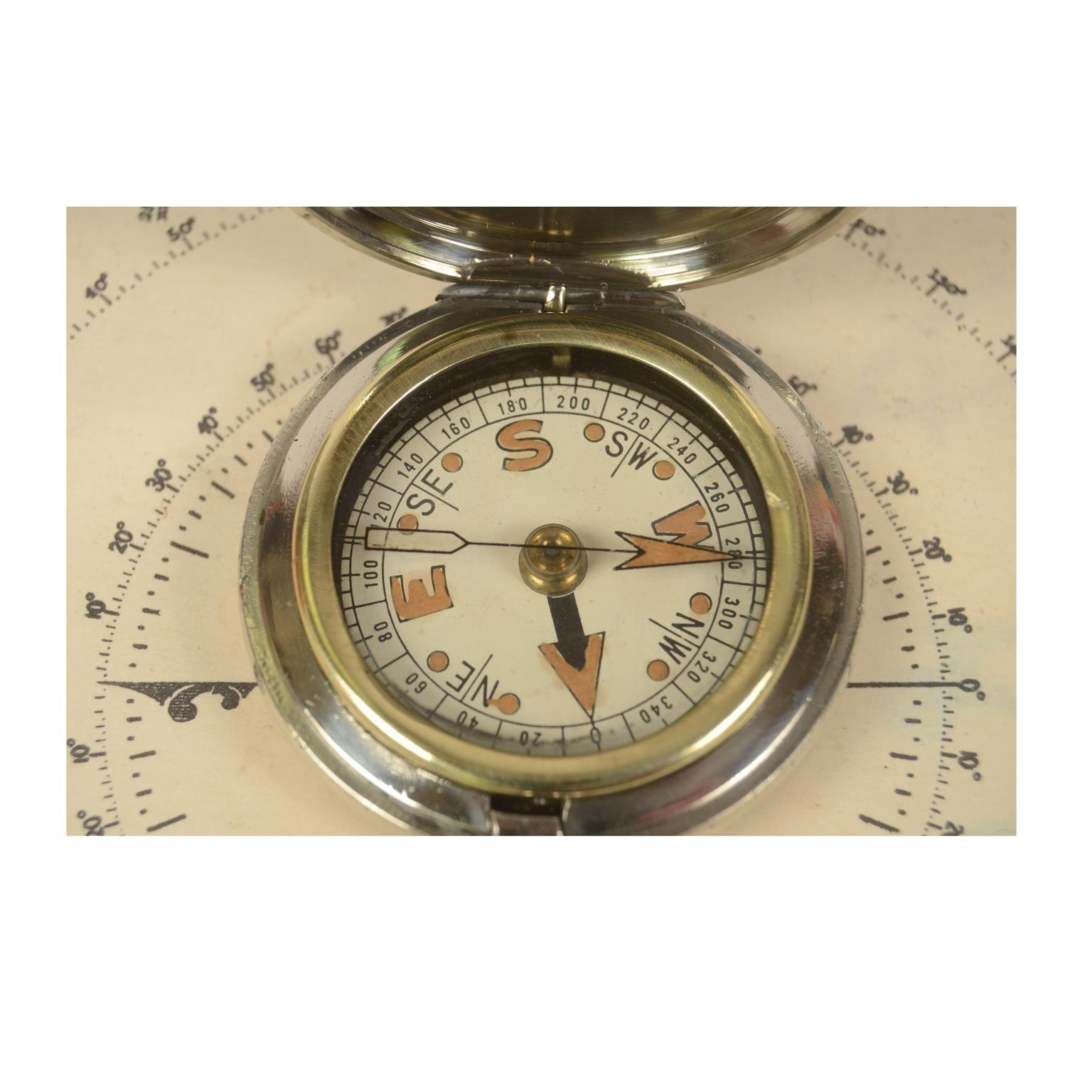 Pocket Compass Used by the British Navy in the WWI 1