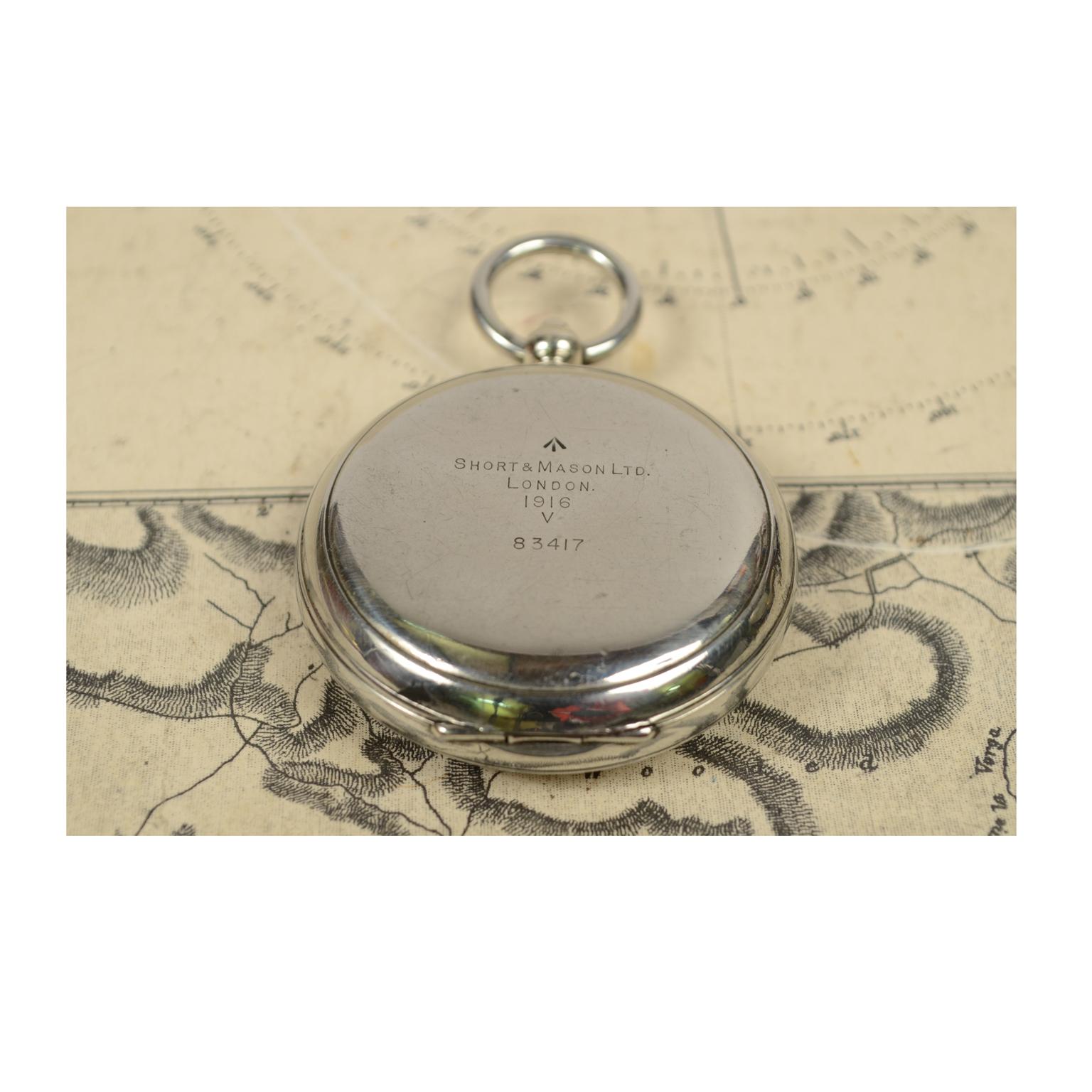 Early 20th Century Pocket Compass Used by the Royal Air Force Officers in 1916