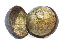 Pocket Globe by Nathaniel Hill, London 1754
