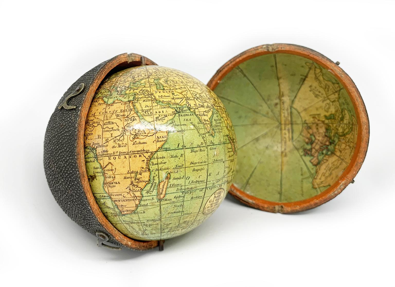 Pocket Globe John and William Cary, London 1791 10
