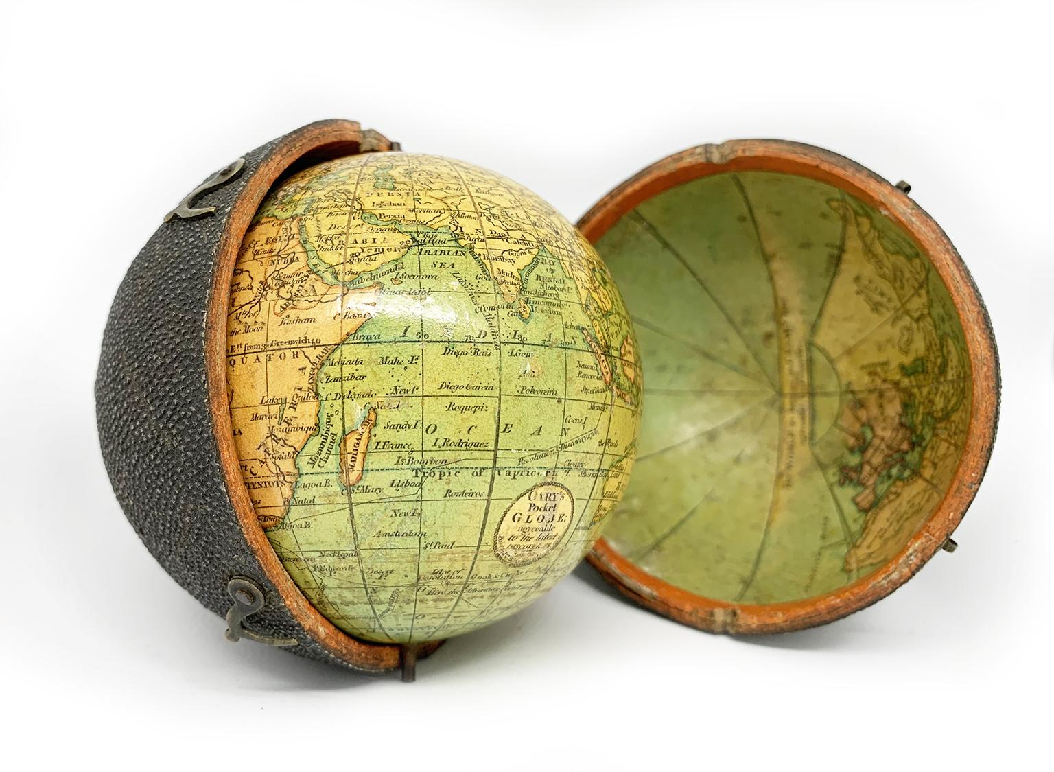 Pocket Globe John and William Cary, London 1791 11
