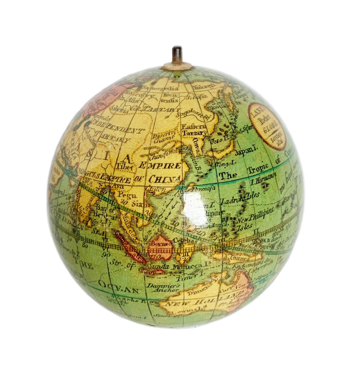 Pocket Globe, Lane, Londres 1815 Early 19th Century en venta