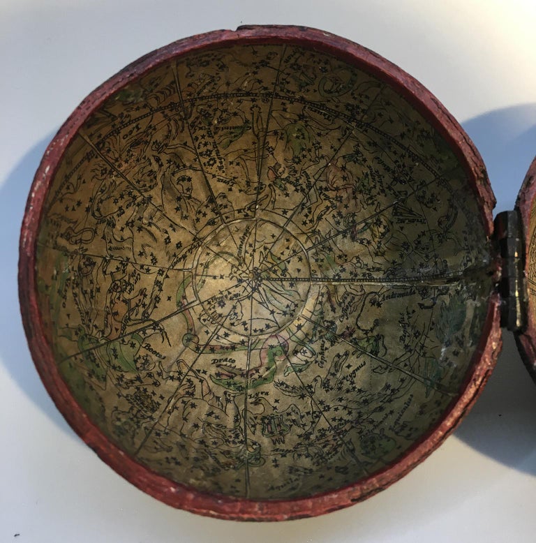 English Pocket Globe, London, circa 1775-1798 For Sale
