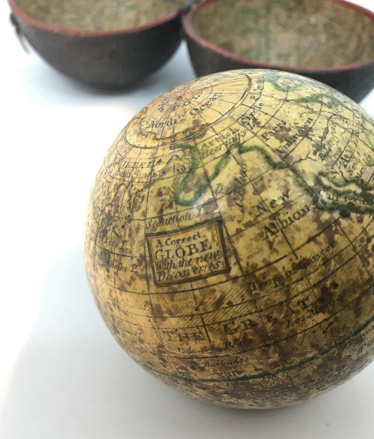 Pocket Globe, London, circa 1775-1798 For Sale 1