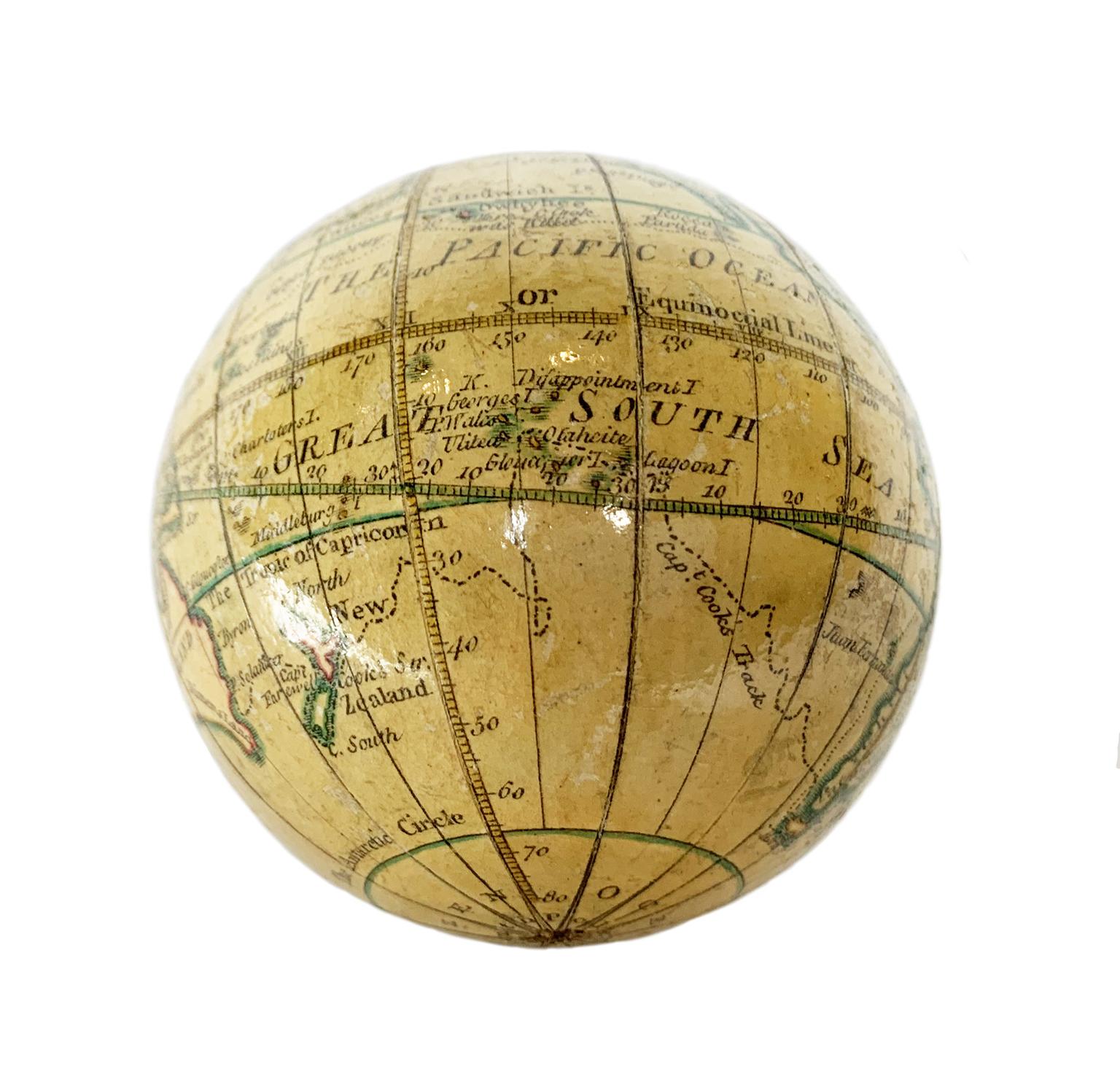 Pocket Globe, Nicholas Lane, London, post 1779 For Sale 3