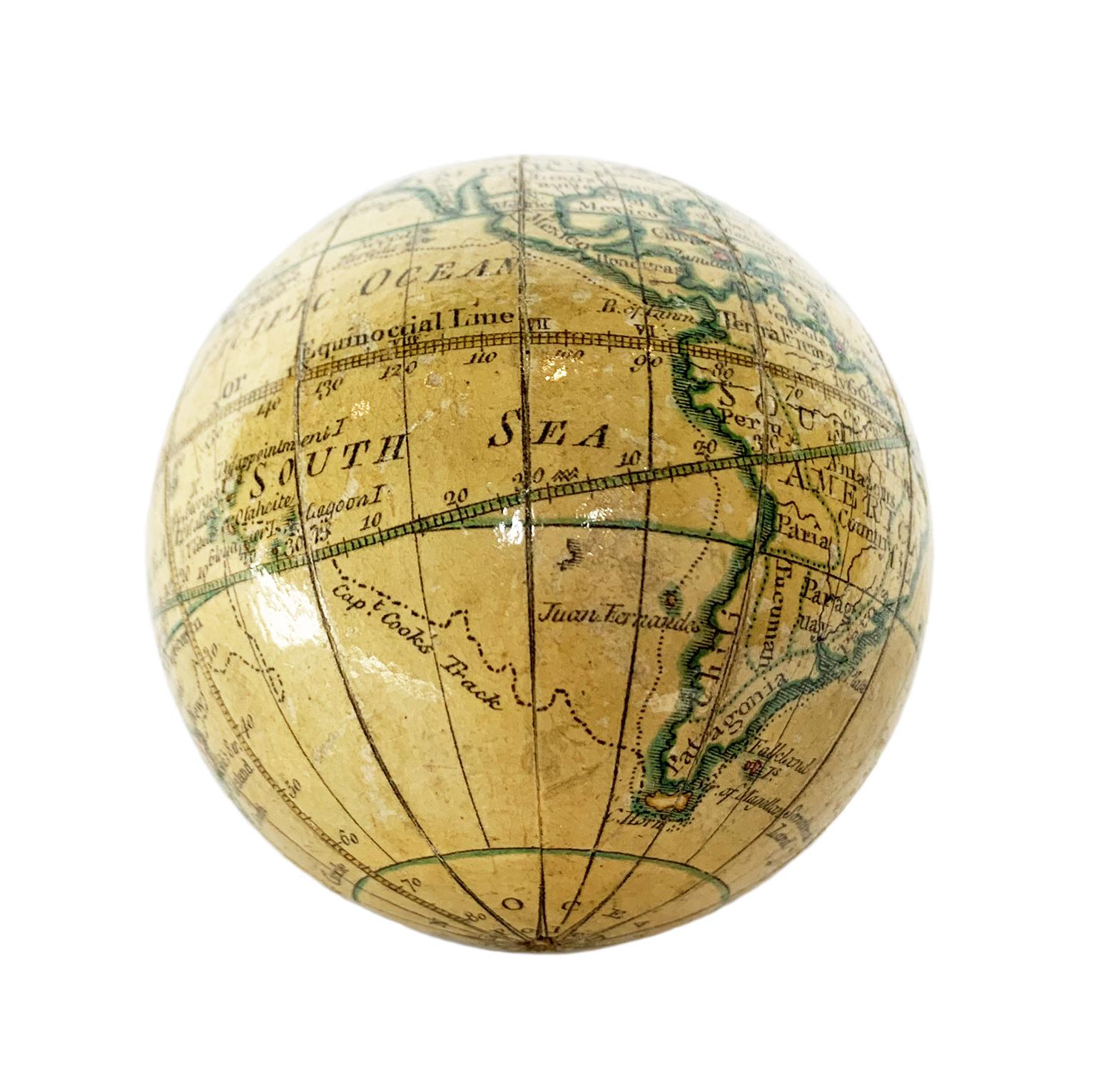 Pocket Globe, Nicholas Lane, London, post 1779 For Sale 4