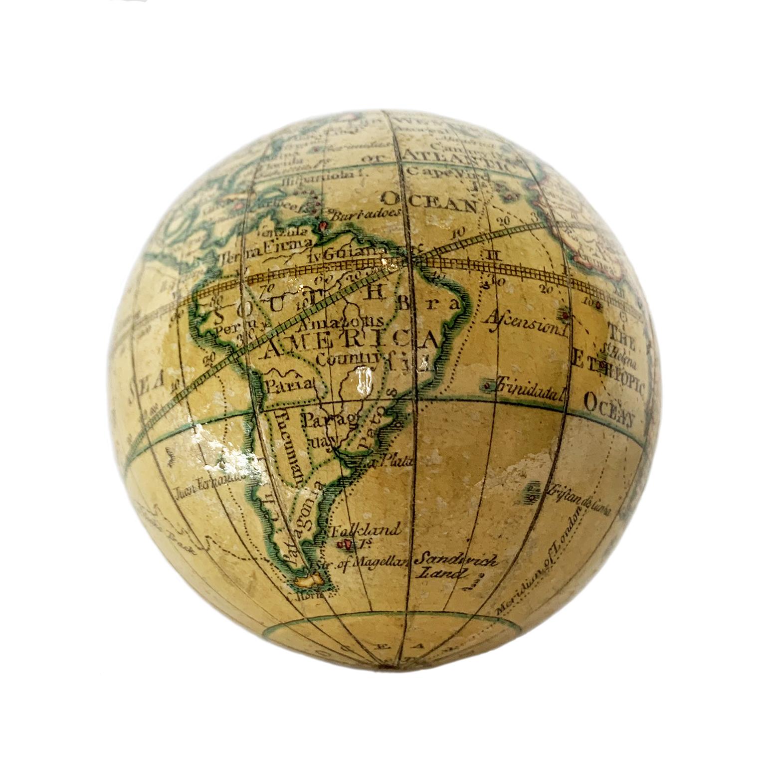 Pocket Globe, Nicholas Lane, London, post 1779 For Sale 5
