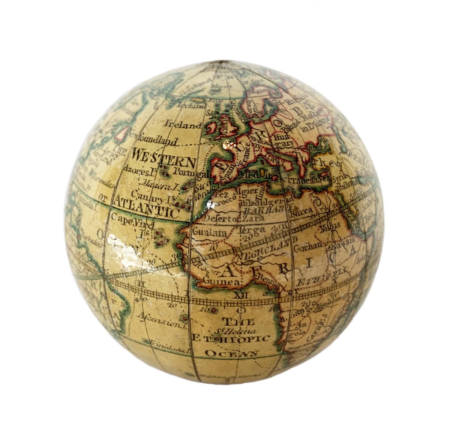 Pocket Globe, Nicholas Lane, London, nach 1779 (Late 18th Century) im Angebot