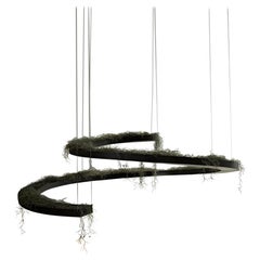 Pocket-Landscape „“Spirale“ Landschaftsskulptur aus schwarzem Eisen von Aldo Cibic