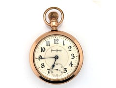 Pocket Watch Bunn Special 21 Jewel Railroad Illinois Watch Co 18 Size