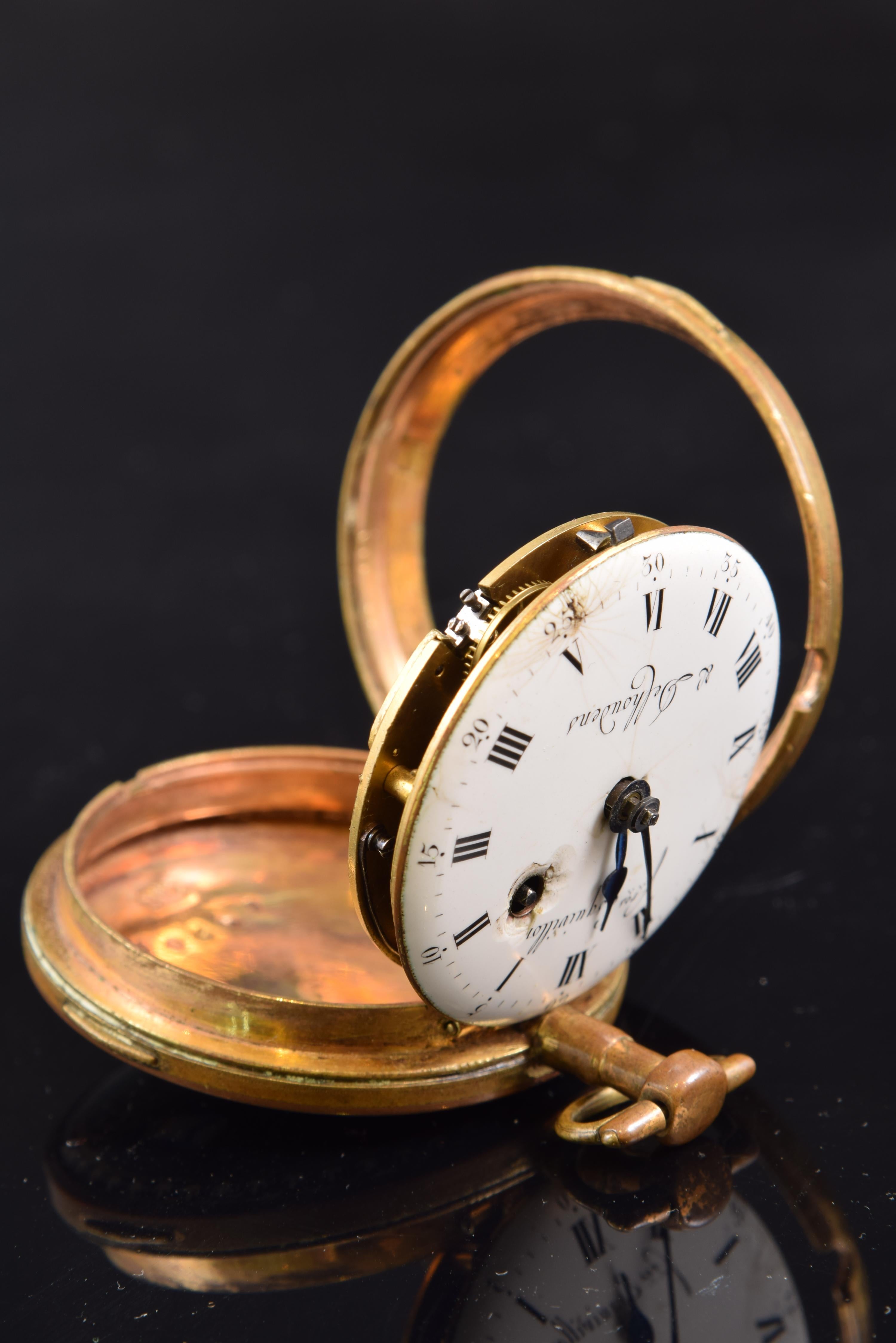 French Pocket Watch, Frères Esquivillon & De Choudens, Paris, France For Sale