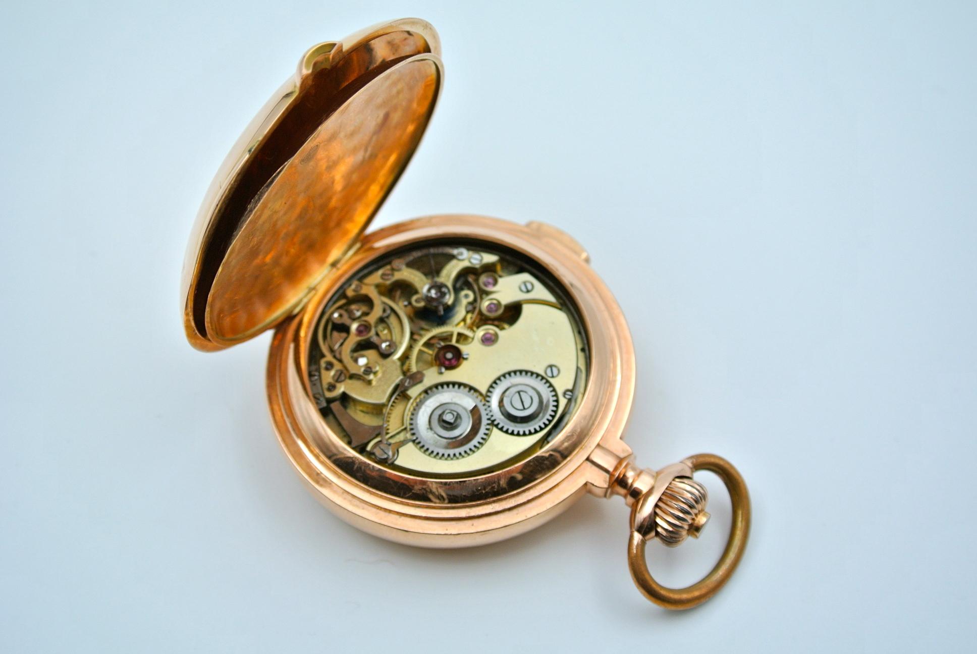 Pocket Watch, Gousset Watch, with 18-Carat Gold Mechanism 4