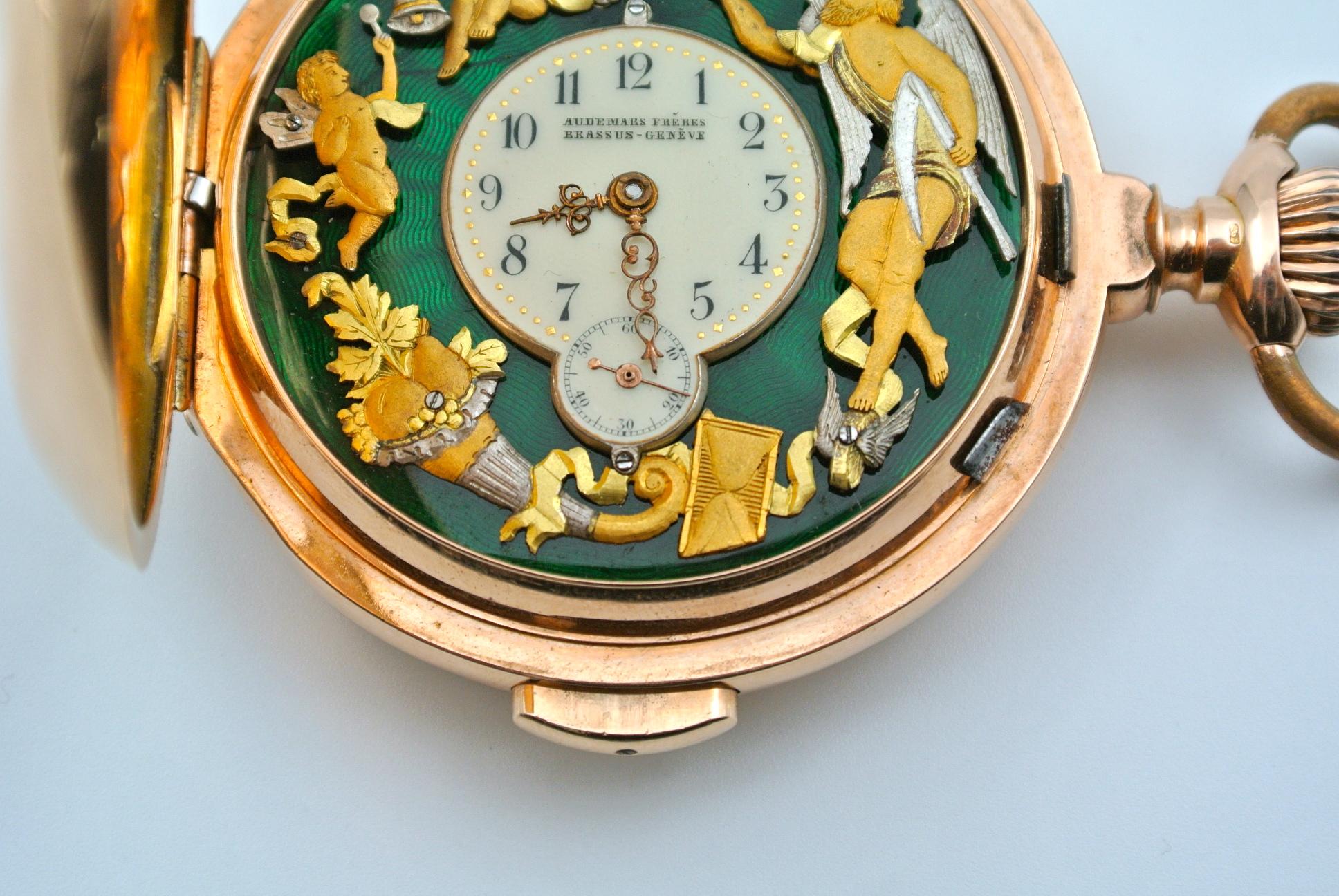 Pocket Watch, Gousset Watch, with 18-Carat Gold Mechanism 9