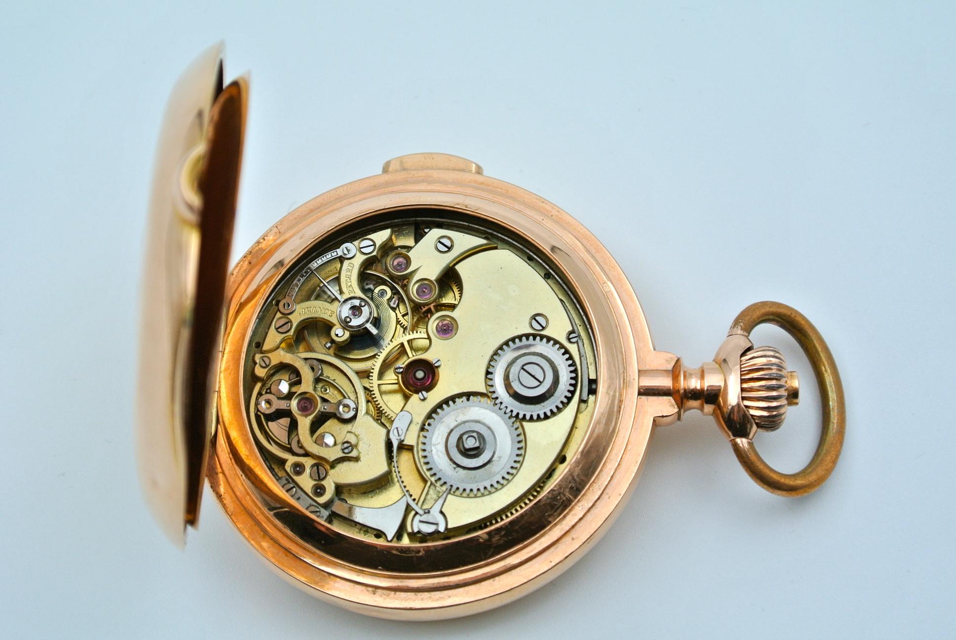 Pocket Watch, Gousset Watch, with 18-Carat Gold Mechanism 3
