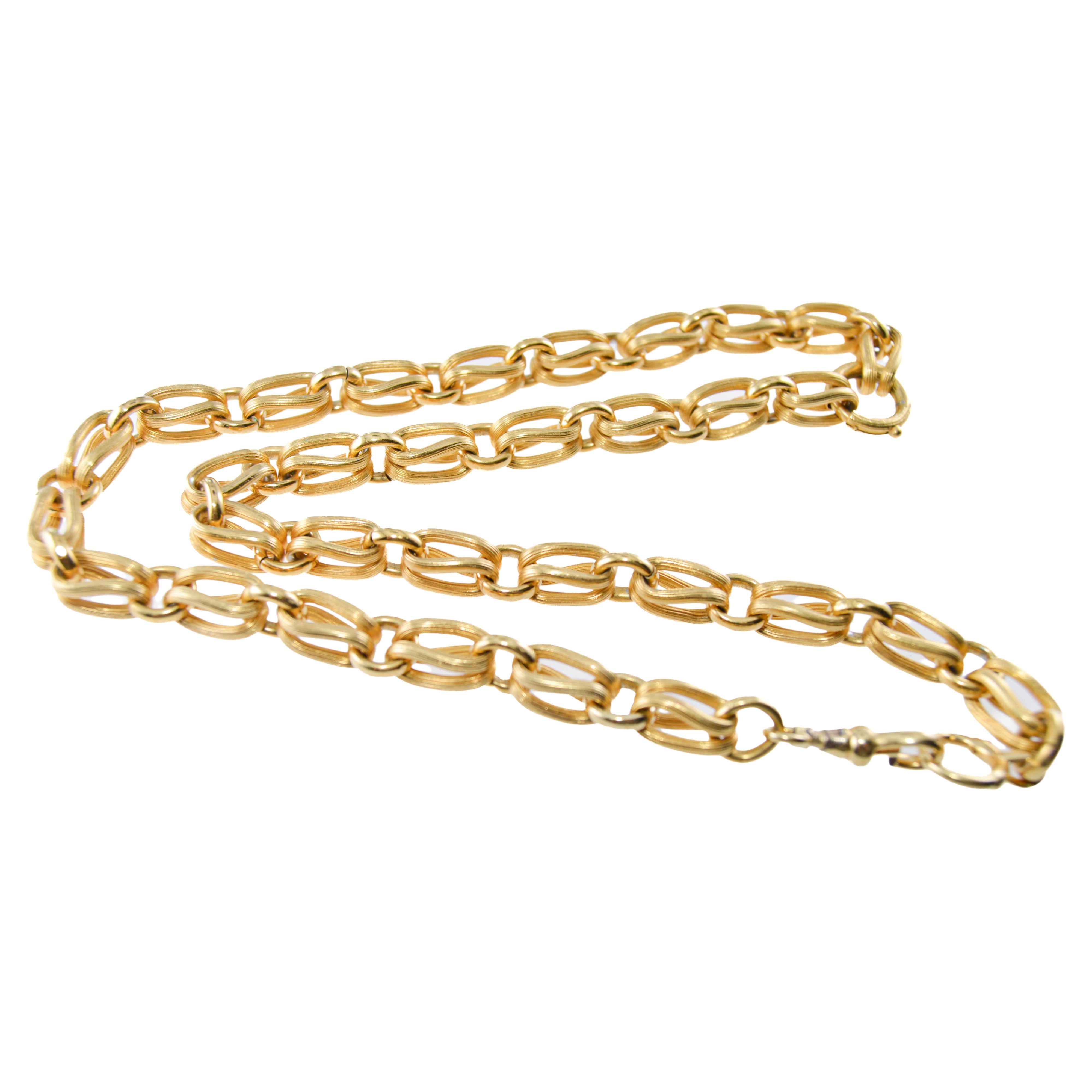 21 inch chain on neck