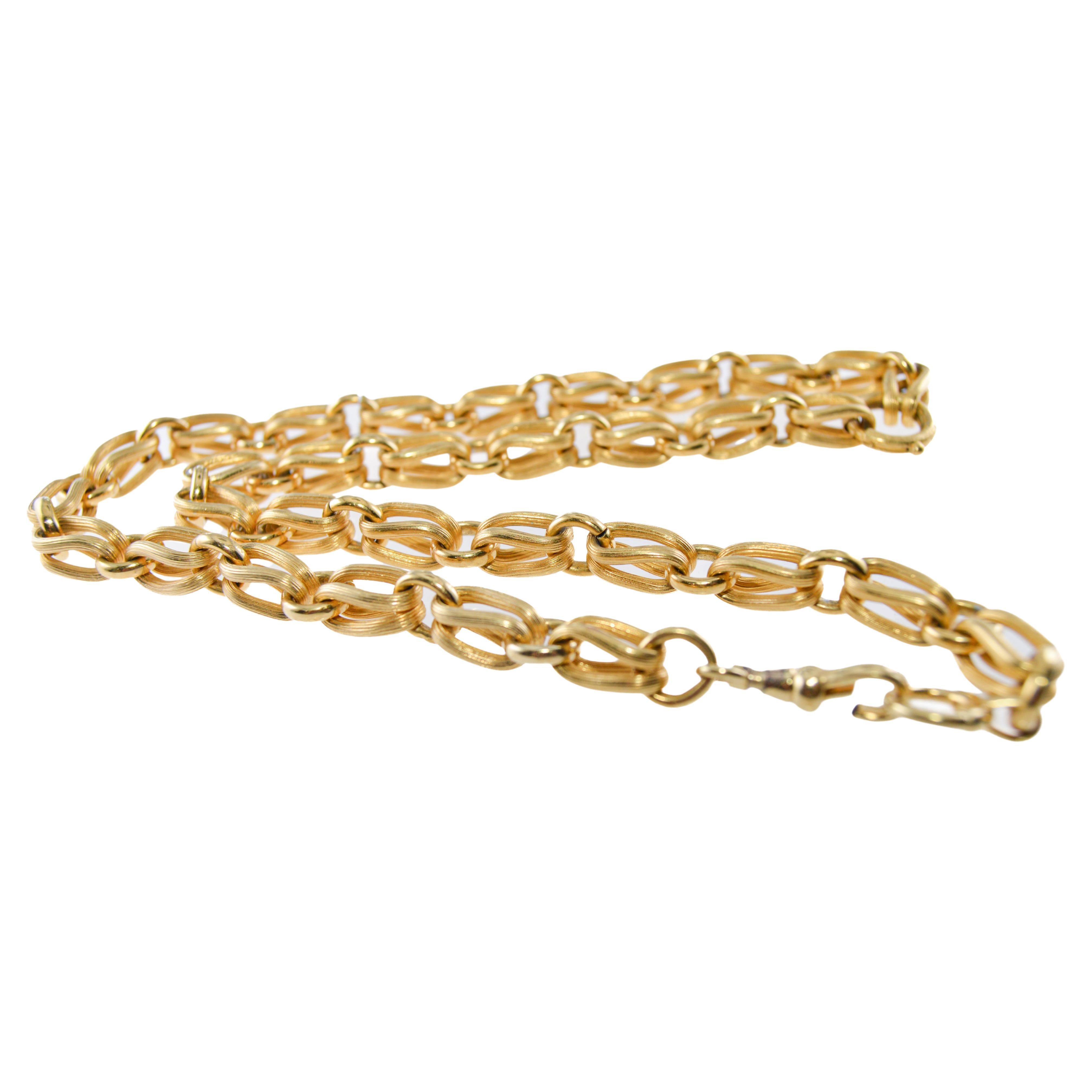21 inch gold necklace