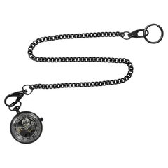 Pocket Watch with Black IP Plating