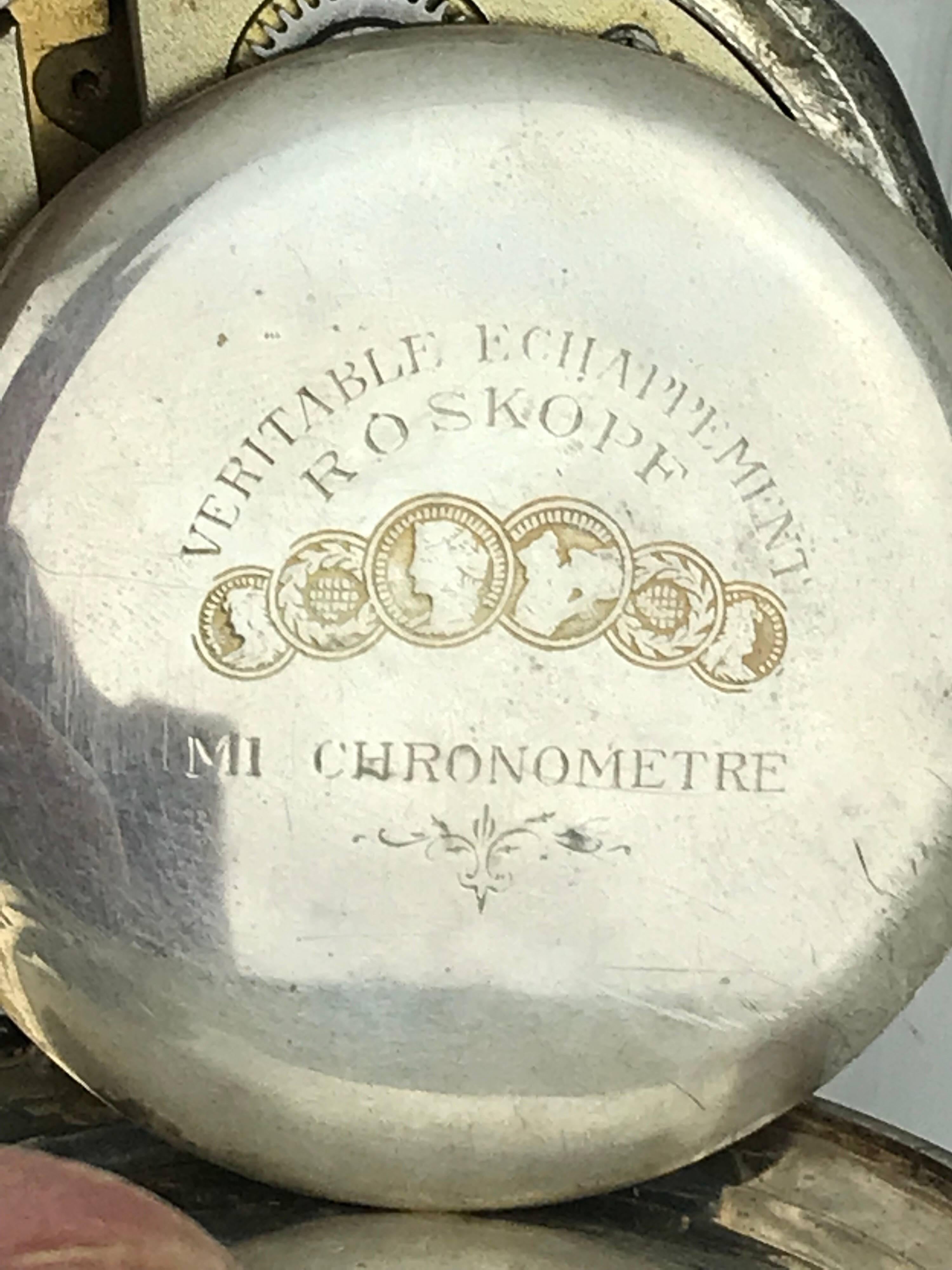 echappement roskopf pocket watch