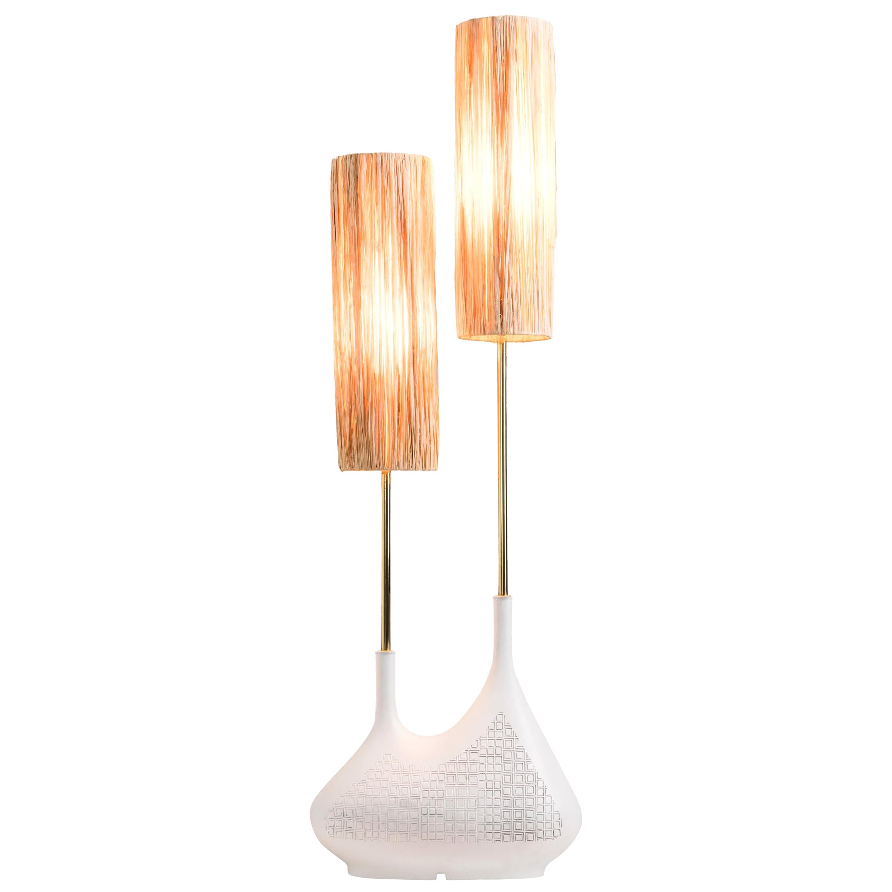 Lampe de bureau à double moyeu par Egg Designs