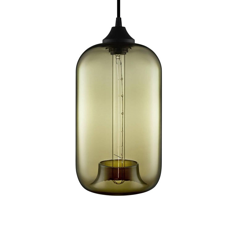 Pod Plum Handblown Modern Glass Pendant Light Made In The Usa For American Pod Plum Handblown Modern Glass Pendant Light Made In The Usa For