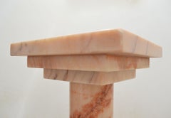 Podium or Column in Portuguese Rose Marble by Element & Co.
