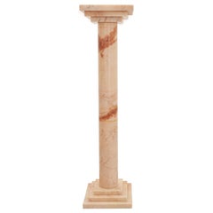 Podium or Column in Portuguese Rose Marble by Element & Co.