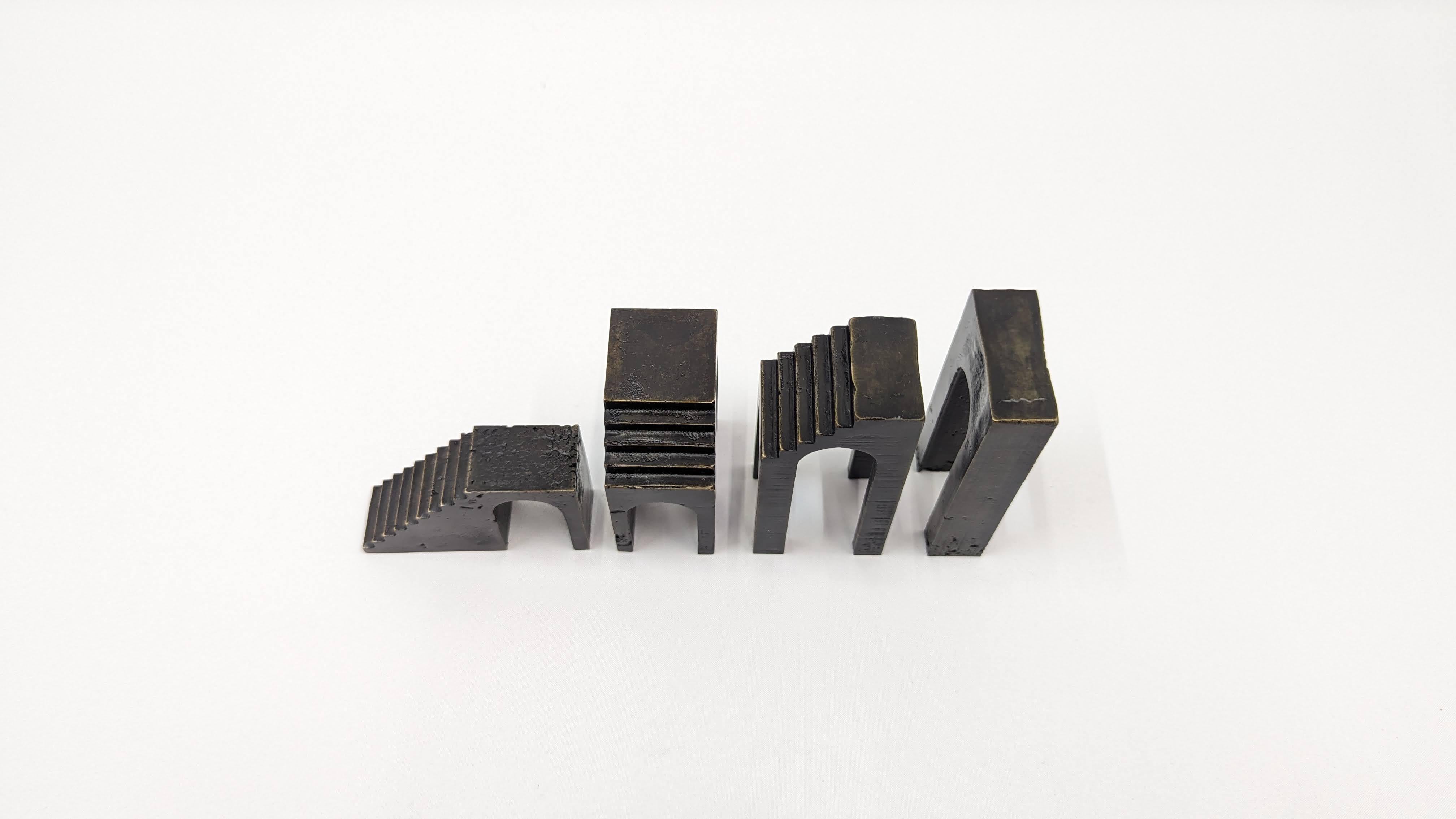 French Podium Puzzle - contemporary design architecture set For Sale
