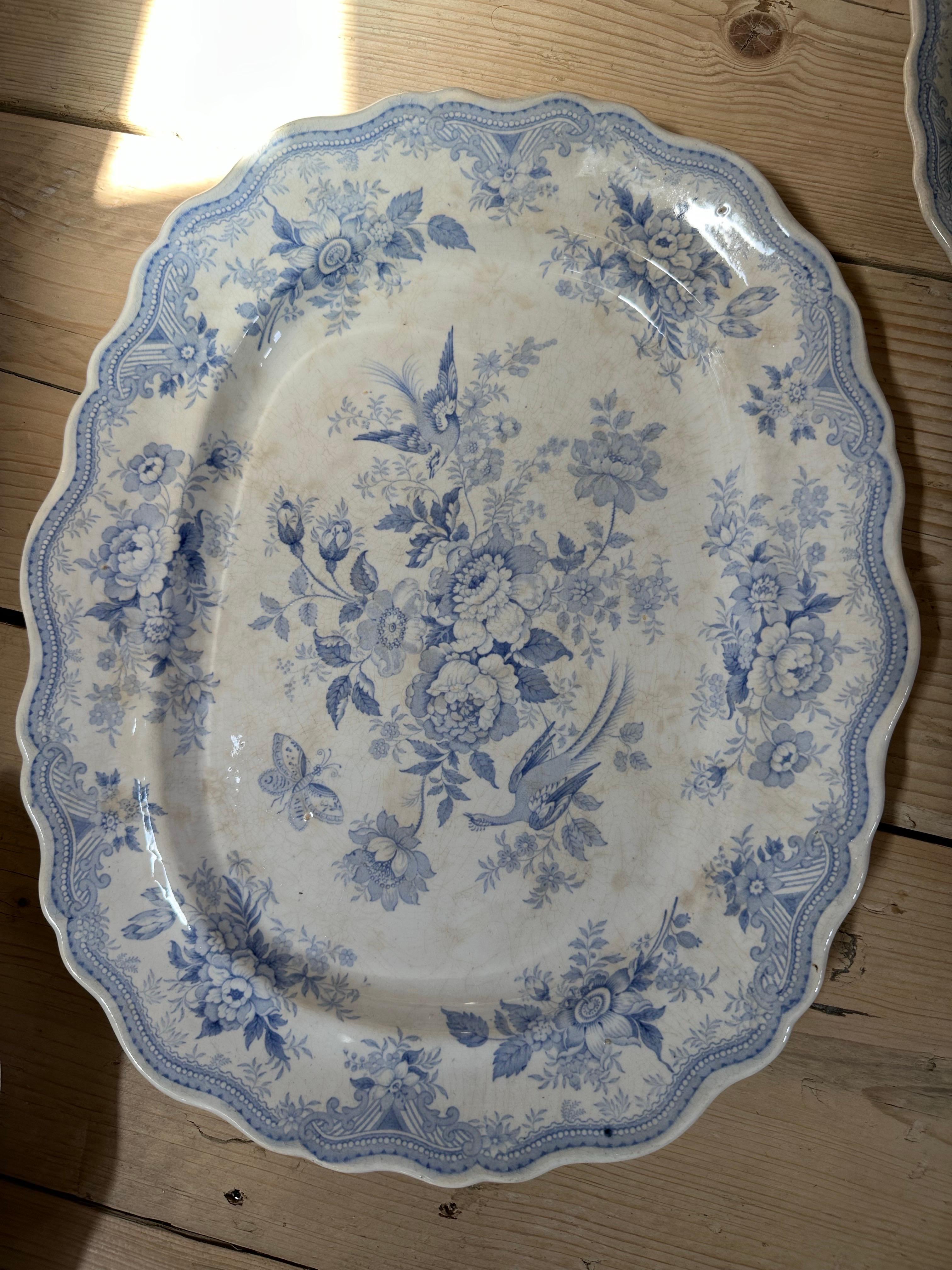 17-Piece Podmore, Walker & Co. Asiatic Pheasants Dinner Service, Circa 1840 For Sale 4