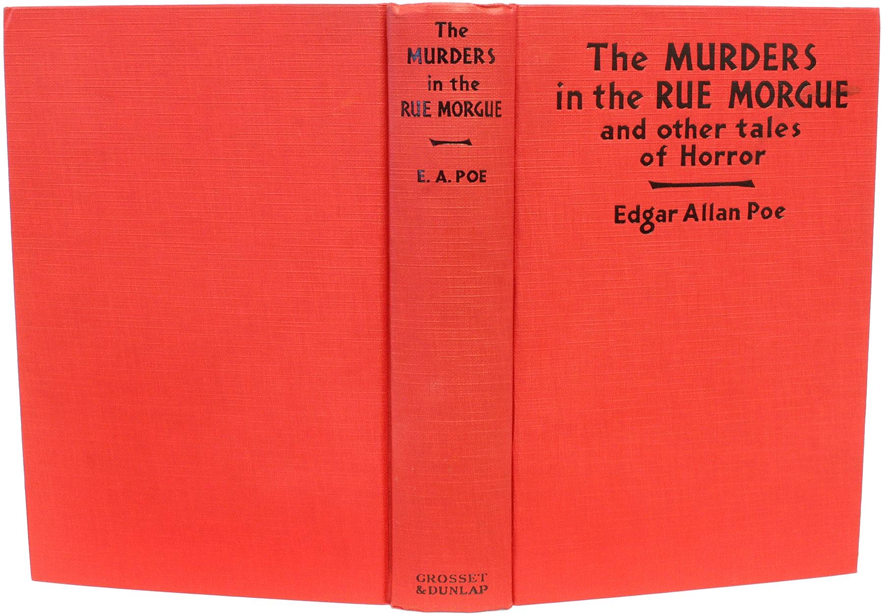 Poe, Edgar Allan, « The Murders in the Rue Morgue », première édition de tableaux, 1932 en vente 2