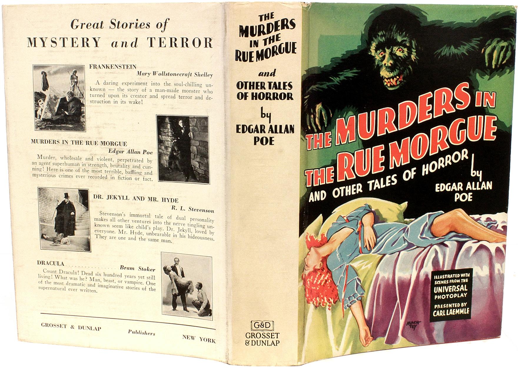 Poe, Edgar Allan, the Murders in the Rue Morgue, First Photoplay Edition, 1932 For Sale 3